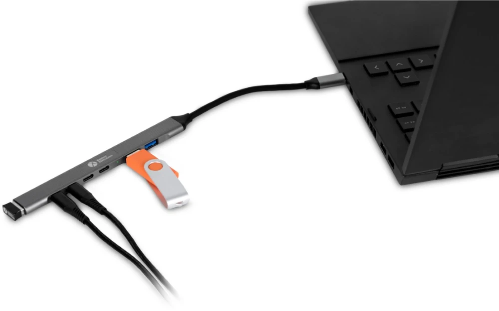 Nezatříděno Bakker Elkhuizen HUB USB BakkerElkhuizen BakkerElkhuizen BNECHUB3A4C huby i koncentratory USB Type-C 5000 Mbit/s Juodas, Pilka