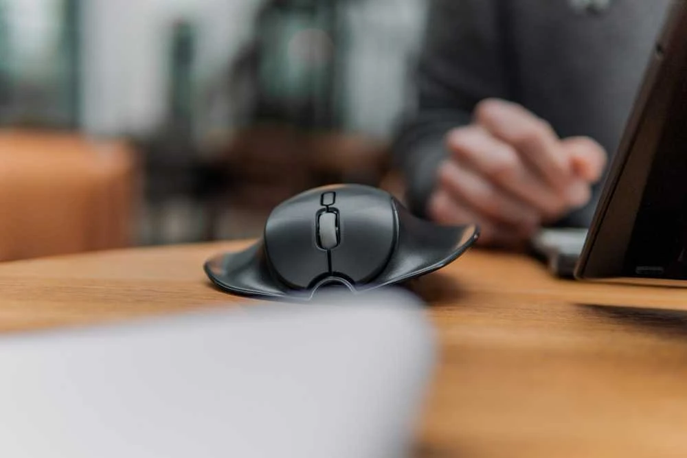 Bakker Elkhuizen Pelės BakkerElkhuizen BakkerElkhuizen HandshoeMouse Shift Bluetooth pelė Abipusė Optinė 1000 DPI
