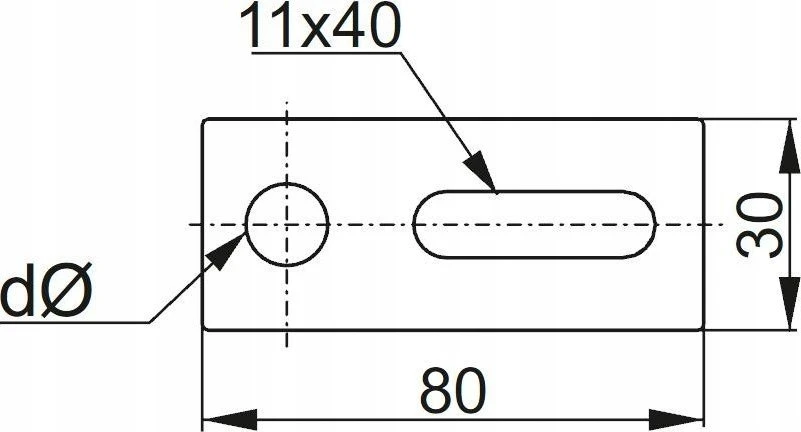 Baks AD11E ADAPTER MONTAŻOWY