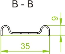Baks DKP400H50/3 N KOPĖČIAI
