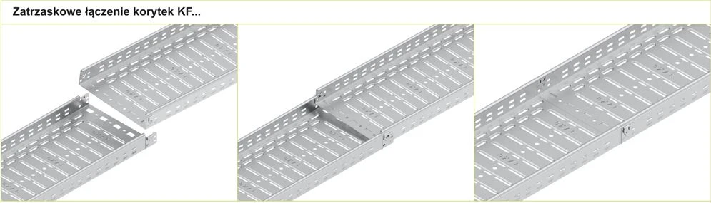 Baks Perforuotas kanalas su KLIK sistema KFL50H60/3 (0.7 mm)
