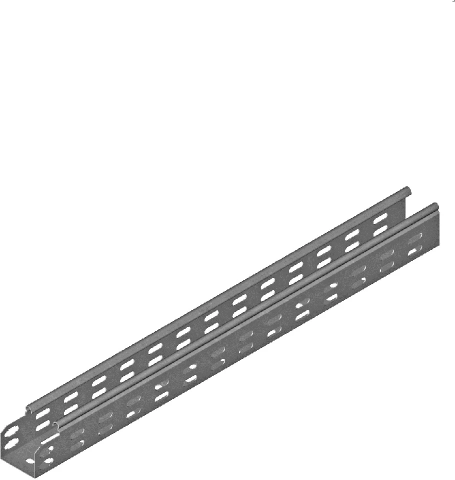 Perforuotas kanalas KGR50H42/2 (0.5mm, L-2m) BAKS