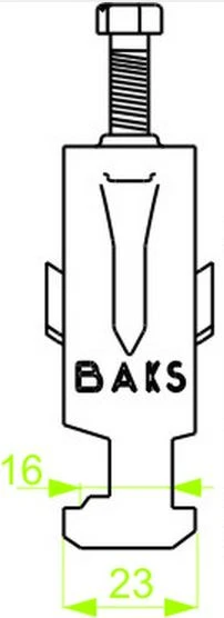 Baks UK1/UKO1/16-22 LAIDŲ LAIKIKLIS