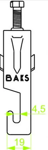 Baks UKZ1/UKZO1/46-52 LAIDŲ LAIKIKLIS SĄVARŽĖMS