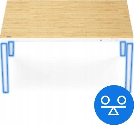 Baldų SENSE7 Stalviršis Bambukas MANMA Bambukas 160 cm x 80 cm