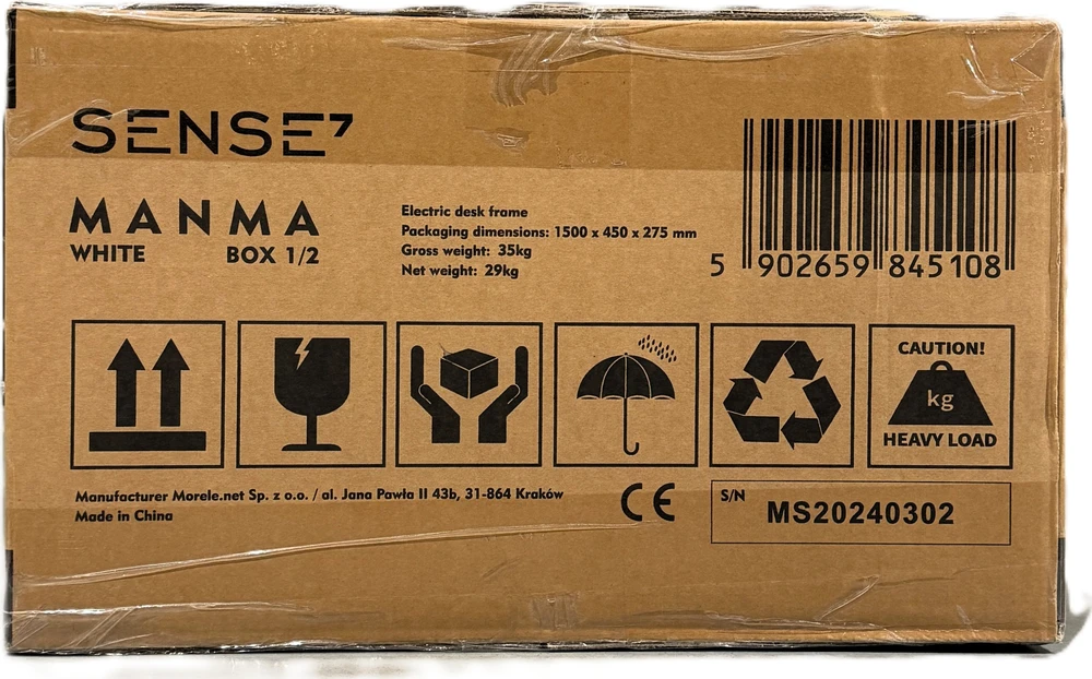 Baldų SENSE7 Stalviršis Bambukas MANMA Bambukas 160 cm x 80 cm