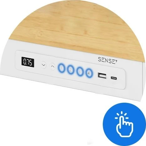 Baldų SENSE7 Stalviršis Bambukas MANMA Bambukas 160 cm x 80 cm