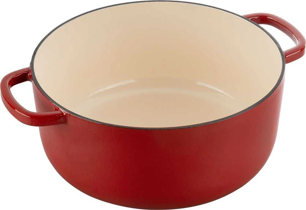 BALLARINI BELLAMONTE Puodas żeliwny apvalus 4 ltr, raudona
