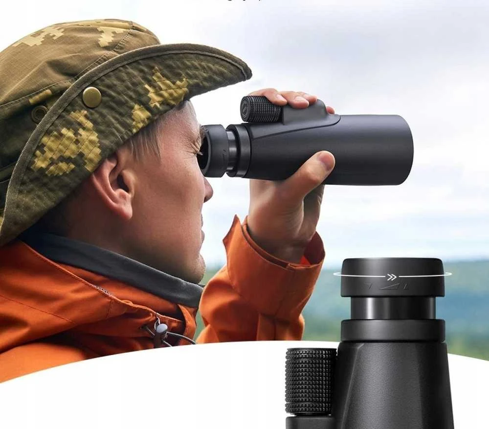Žiūronai Lornetka Kf Monokular 12x 50mm Bak-4 Fmc IP65 + Dėklas / Kf33.068 (SB7506)