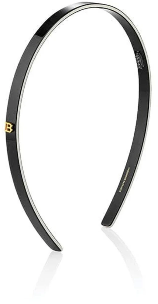 Balmain, Balmain, Hair Band, Juodas/Baltas For Women