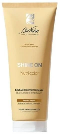 BioNike Shine On Nutri Hair Conditioner Color Protection & maitininantis, 200 ml