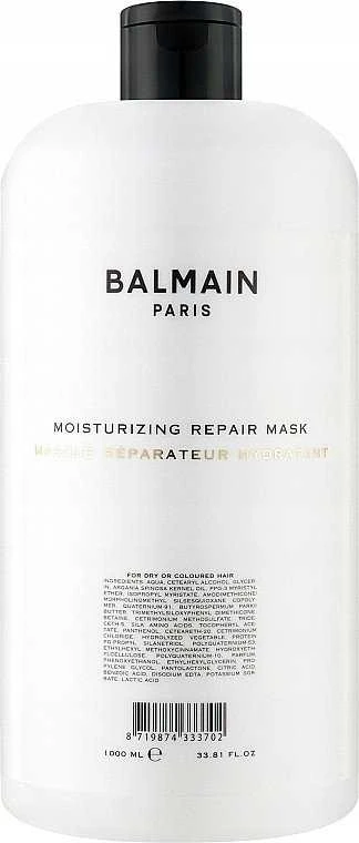Balmain Professionnel Moisturising Repair Pro-Vitamin B5 Hair Treatment Kreminis Mask For maitininantis, 1000 ml