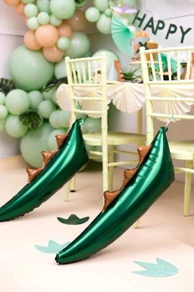 PartyDeco Folinis balionas "Dinozauro uodega" 74,5*25cm