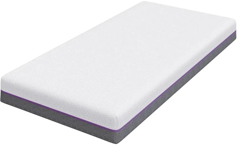 „Memory Foam“ čiužinys Vidutinis 90 x 200 cm Balta ir pilka