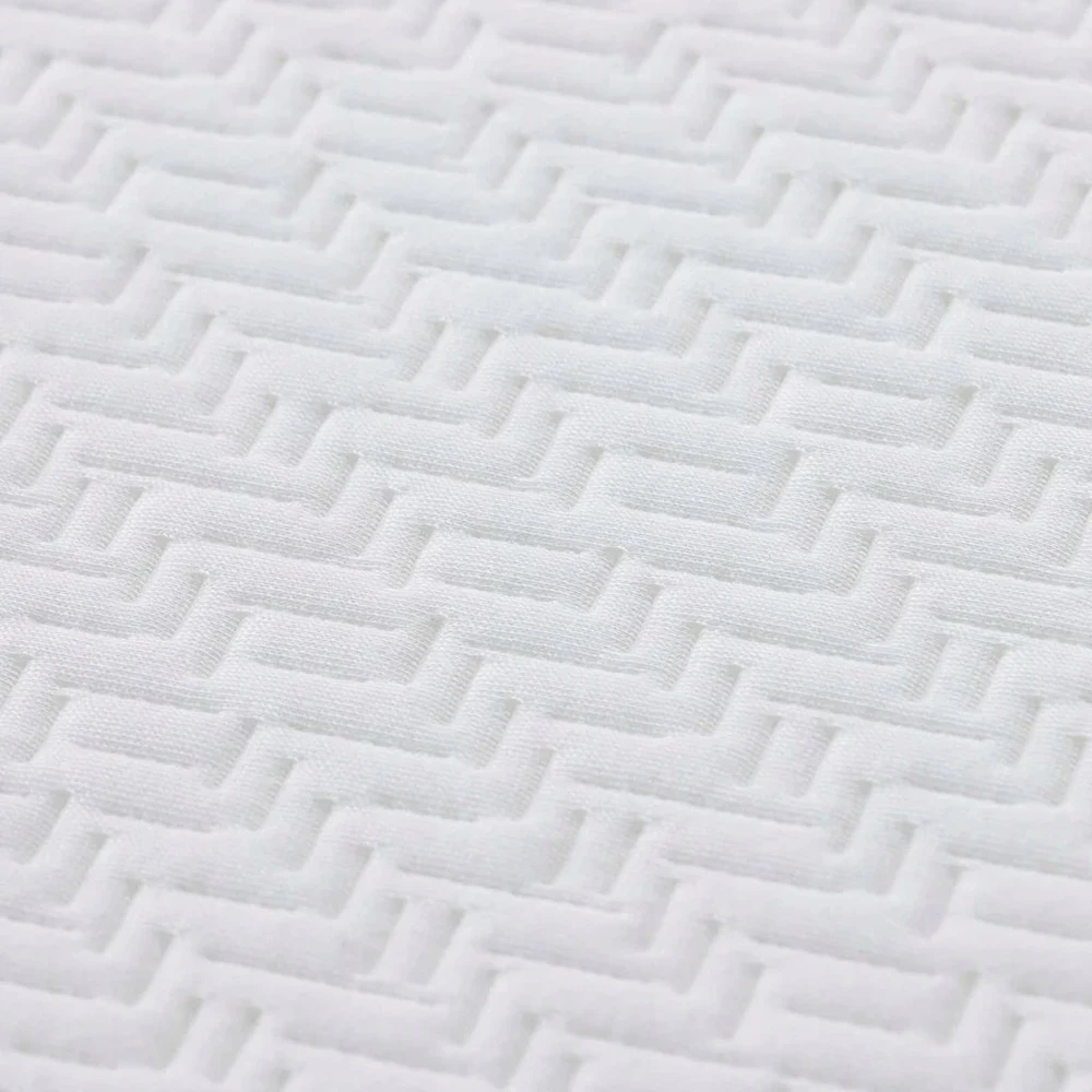 „Memory Foam“ čiužinys Vidutinis 90 x 200 cm Balta ir pilka