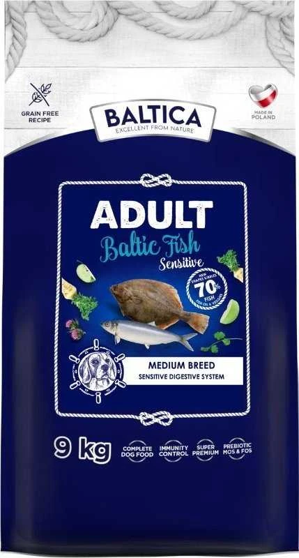 BALTICA Excellent Sensitive Baltic fish Medium breeds – sausas Maistas šunims – 9kg
