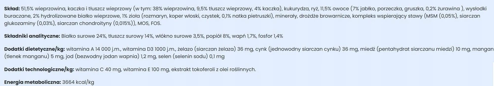 Šunų maistas - BALTICA Natural & Balance antiena M/L Sausas maistas 3kg