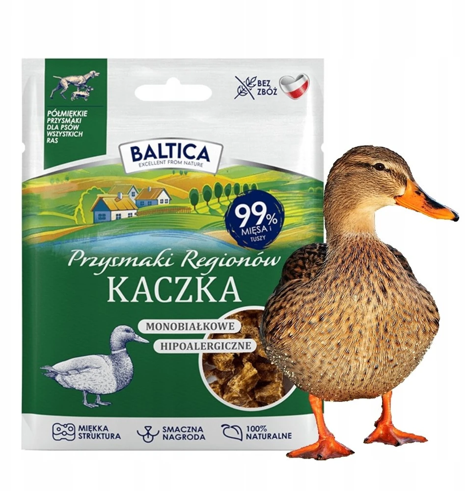 BALTICA Przysmaki regionów Monoprotein antiena – skanėstas šuniui – 30g