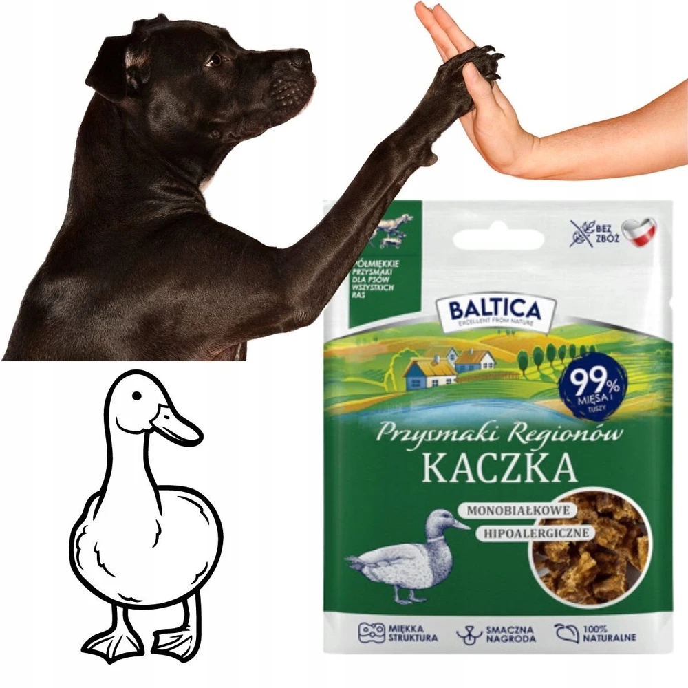 BALTICA Przysmaki regionów Monoprotein antiena – skanėstas šuniui – 30g