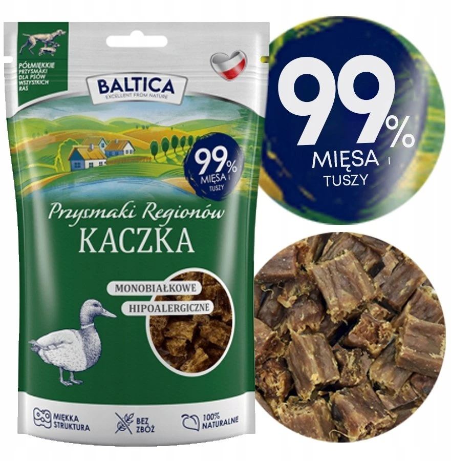 BALTICA Przysmaki regionów Monoprotein antiena – skanėstas šuniui – 80g