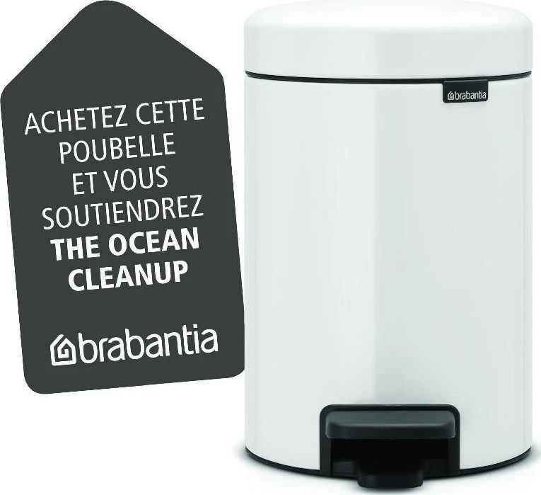 Brabantia Šiukšlių dėžė, NewIcon, 3L - Baltas