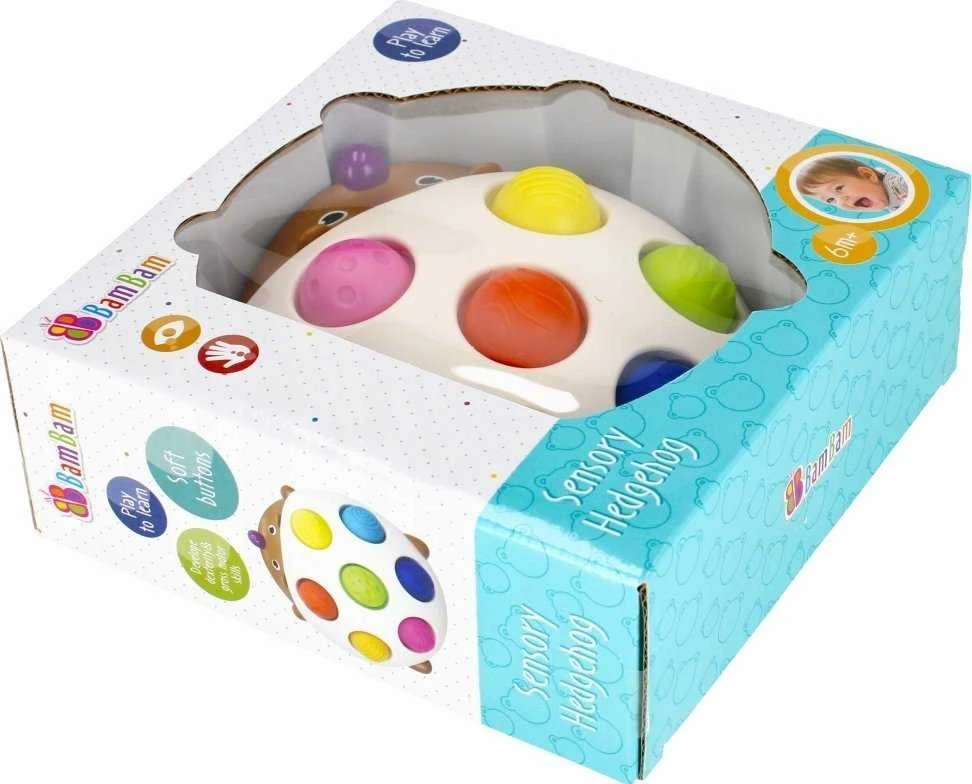 BAM BAM ežiukas sensorinė lenta pakuotėje