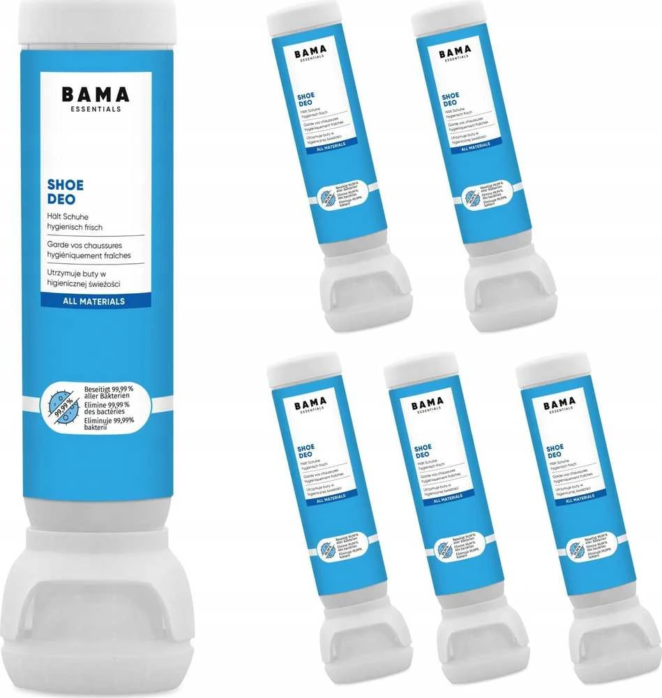 Bama Essentials batų dezodorantas, 6 pakuotės rinkinys