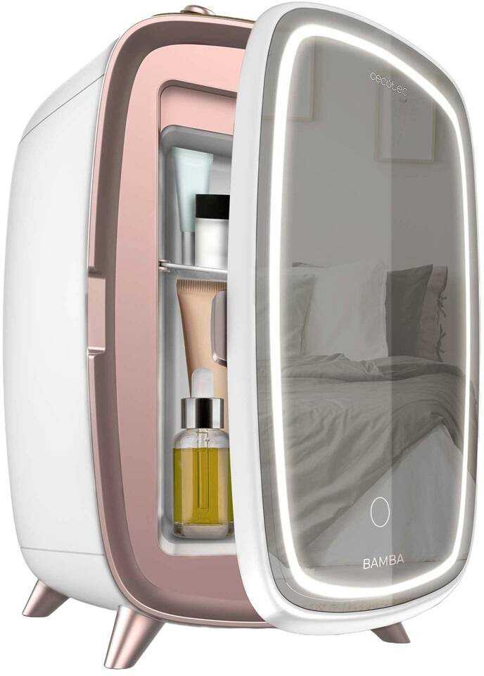 Cecotec Šaldytuvas kosmetyczna Bamba CoolingBeauty 6000 Mirror Baltas