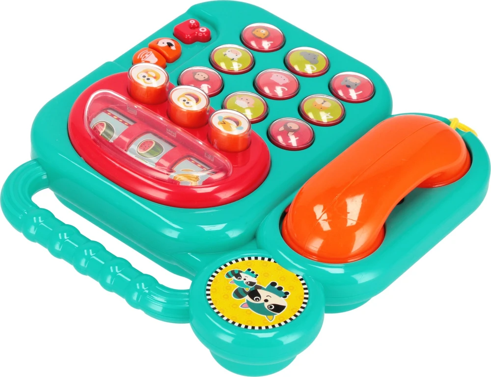 Bambam BAM BAM muzikinis laidinis telefonas, 23x23x7 cm, kartonas
