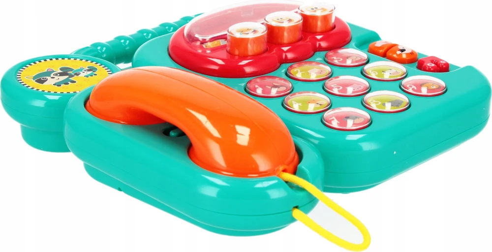 Bambam BAM BAM muzikinis laidinis telefonas, 23x23x7 cm, kartonas