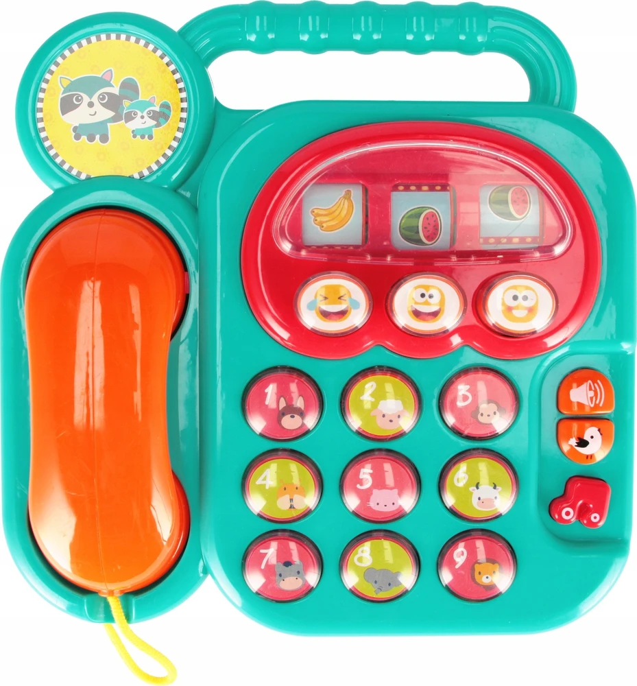 Bambam BAM BAM muzikinis laidinis telefonas, 23x23x7 cm, kartonas