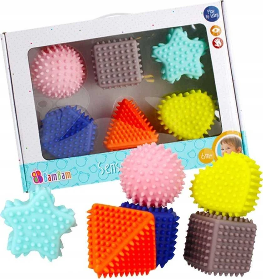 Bambam BAM BAM 492745 Sensorinis figūrėlės žaislas 6 vnt.