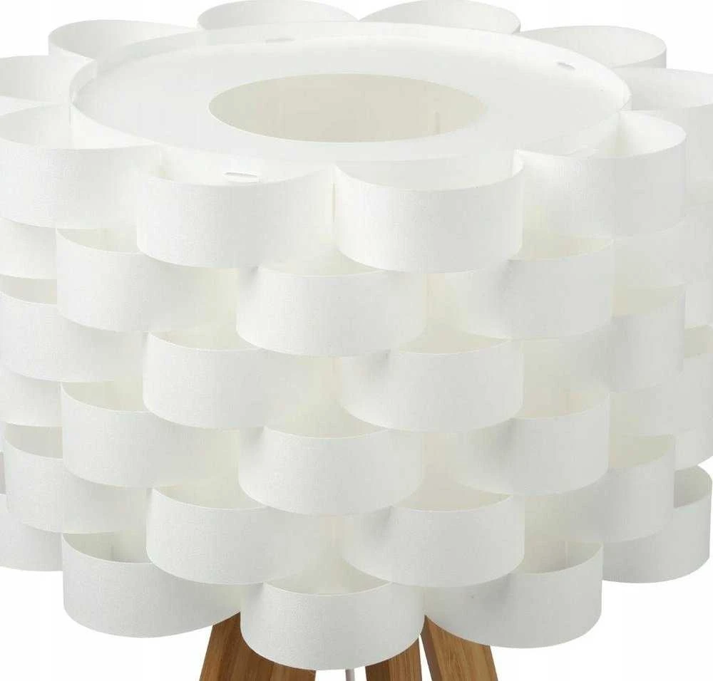 Atmosphera Lamp Bambuko toršeras - baltas, aukštis 150 cm