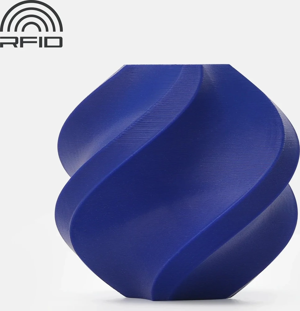 3D Plastikas – Filamentas PETG HF With spool/Su rite mėlynos spalvos | 1.75 mm, 1kg | Bambu Lab