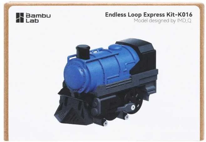 Endless Loop Express rinkinys-016 – komponentų rinkinys 3D traukinio modeliui sukurti – Bambu Lab