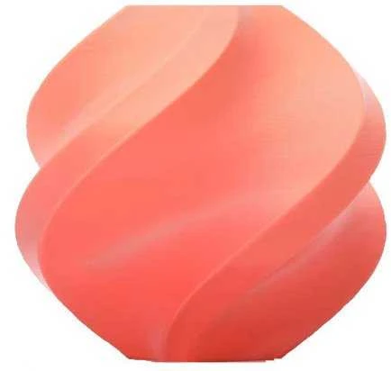 PLA plastiko pavyzdys, rožinė citrina