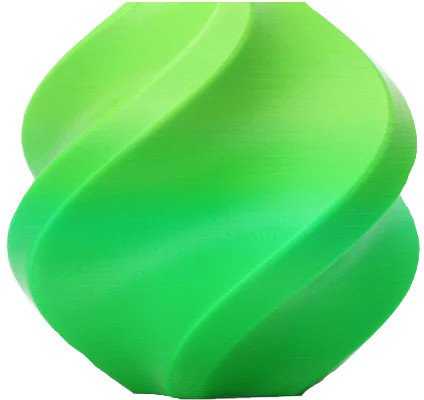 Bambu Lab PLA Basic plastikas 1.75mm 1kg - rinkinyje su daugkartine rite - Mint Lime