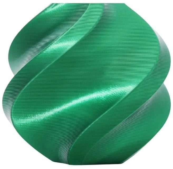 BambuLab Bambu Lab PLA Silk+ plastikas 1.75mm 1kg – rinkinyje su daugkartinio naudojimo rite – Candy Žalias