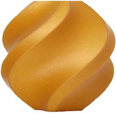 Bambu Lab PLA Sparkle plastikas 1.75mm 1kg - komplekte su daugkartine rite - Classic Gold Sparkle
