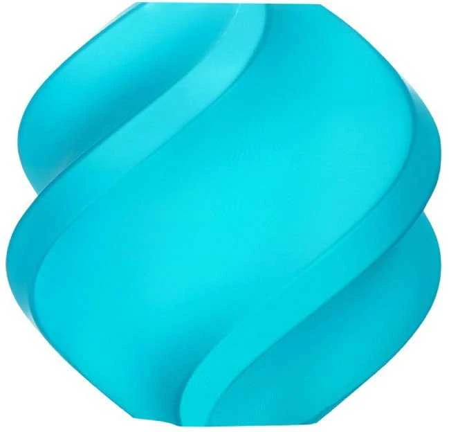 Mėlynas permatomas PLA 3D spausdinimo pavyzdys