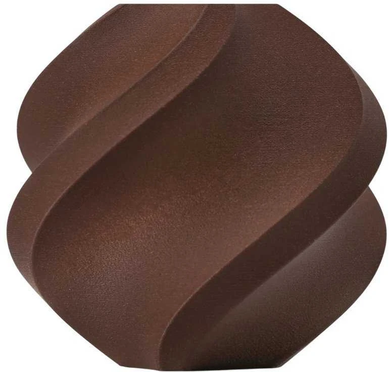 Rosewood PLA plastiko pavyzdys su spiraline tekstūra
