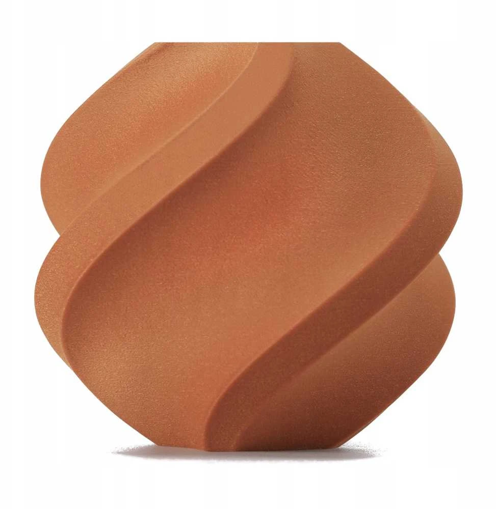 3D atspausdintas PLA Wood pavyzdys, molio spalva