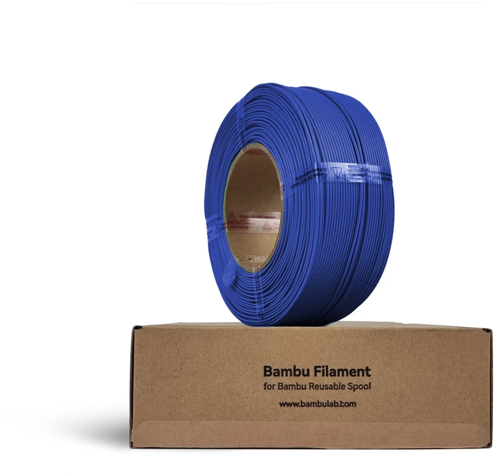 Bambu Lab Refill PLA Basic plastikas 1.75mm 1kg - Mėlyna
