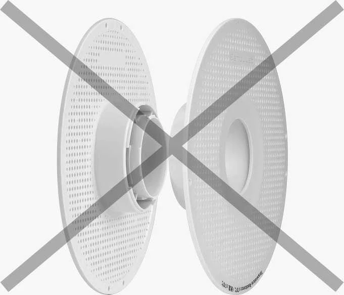 Bambu Lab tuščios plastiko ritės šoninės plokštės