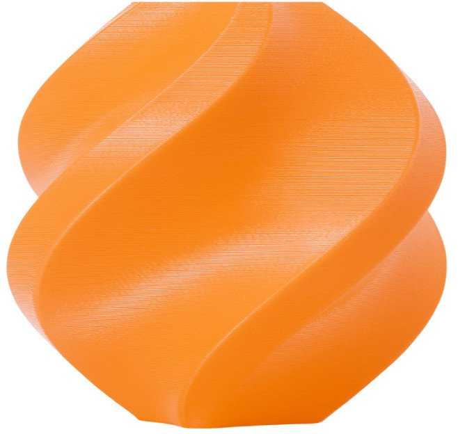 Bambu Lab TPU 85A plastikas 1.75mm 1kg – rinkinyje su daugkartinio naudojimo rite – Neon Oranžinis