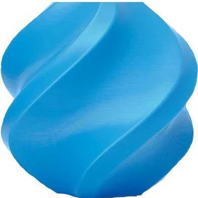 Mėlyno TPU plastiko 3D spaudinio tekstūra
