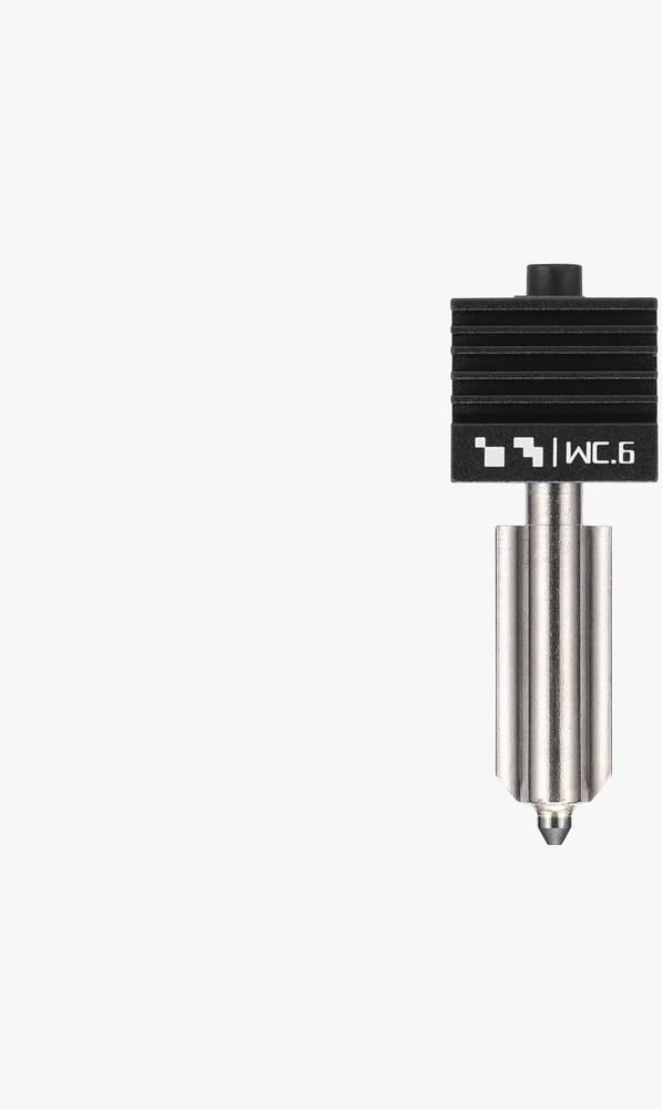 Hotend su volframo karbido antgaliu, skirtu Bambu Lab H2, P2S ir X2D serijos spausdintuvams – 0.6 mm