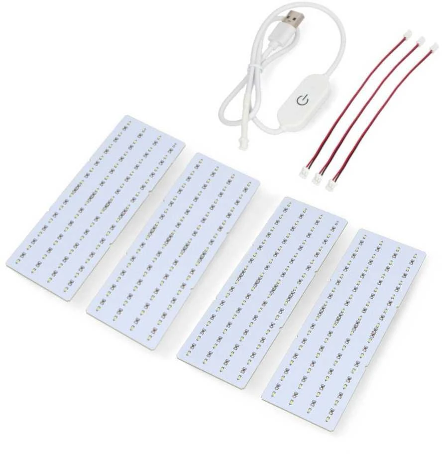 Litofano LED foninio apšvietimo komplektas - KC010 - 192x144mm - 4vnt - Bambu Lab