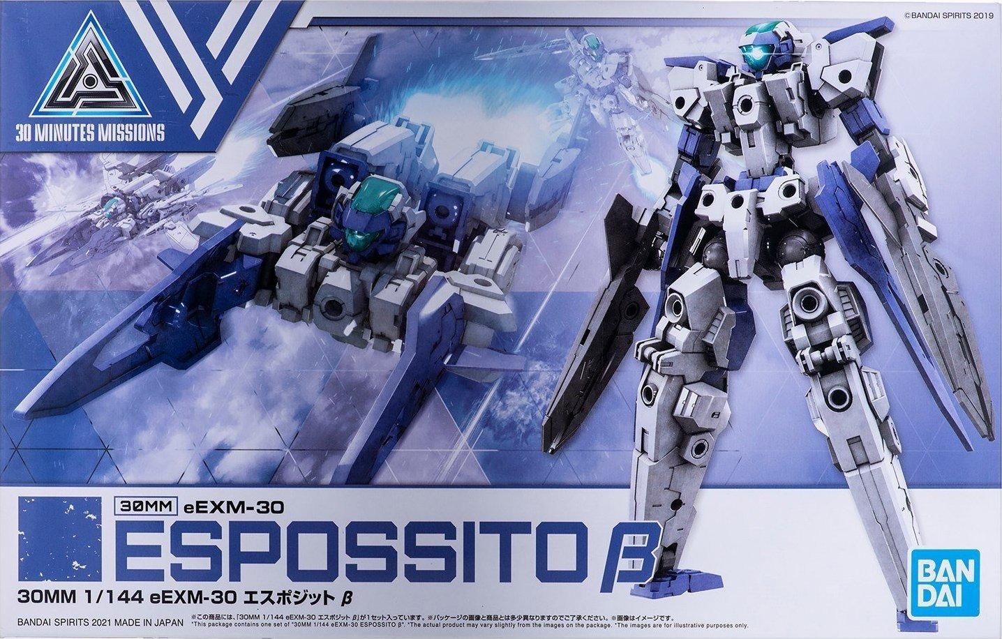 Bandai 30MM eEXM-30 Espossito β surenkamas modelis 1/144 62062
