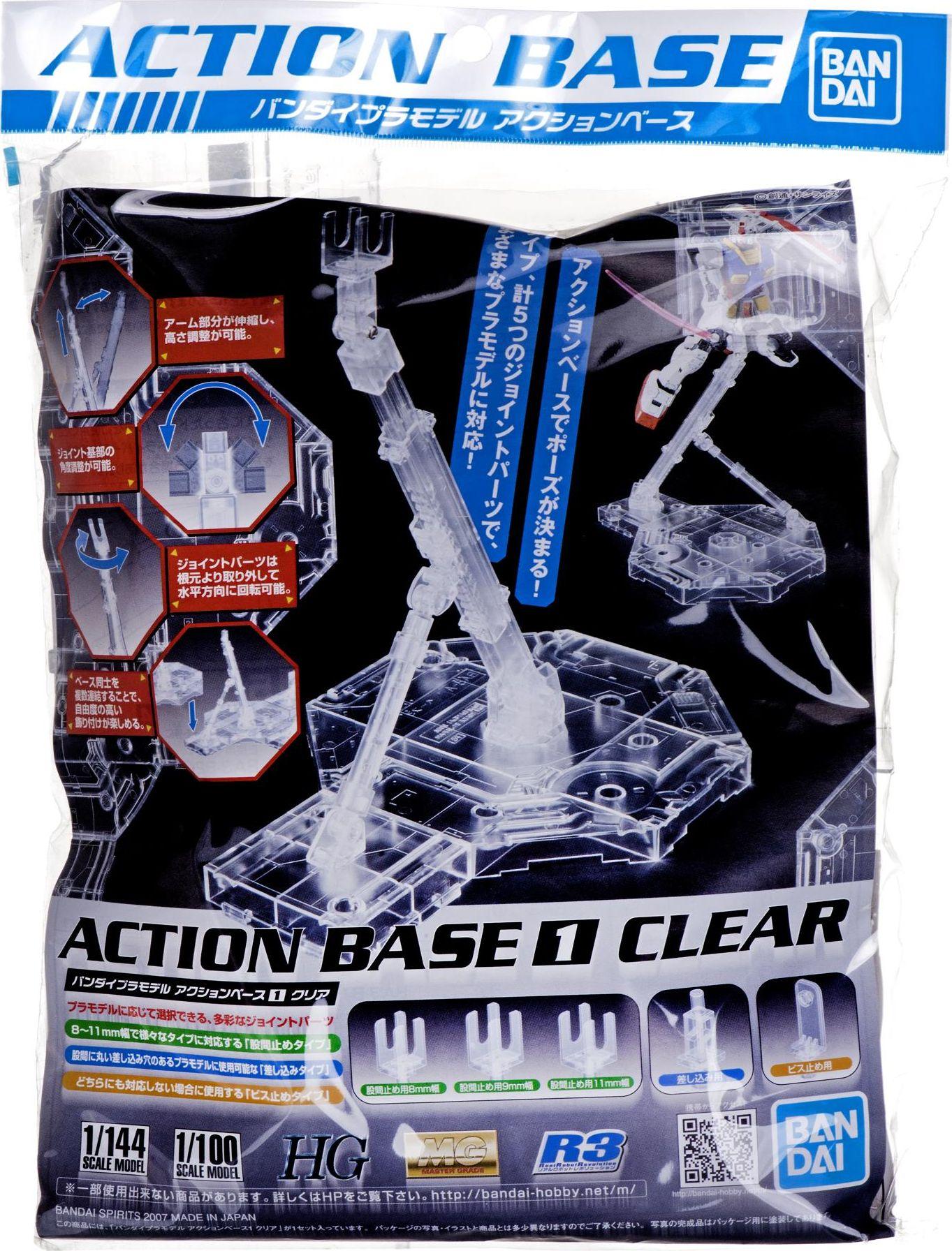 Bandai Action Base 1 skaidri bazė Gunpla SD/1/144/1/100 (57417)